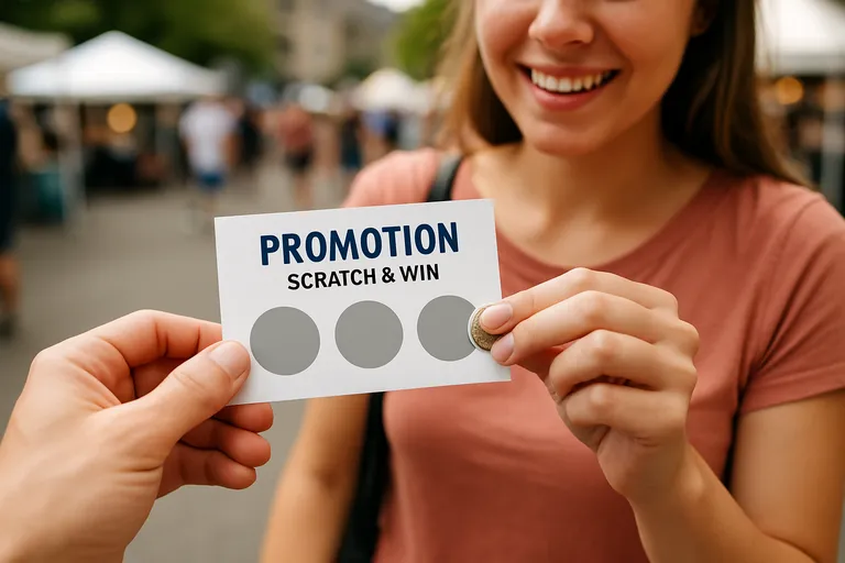 Kraskaarten voor evenementen en promoties